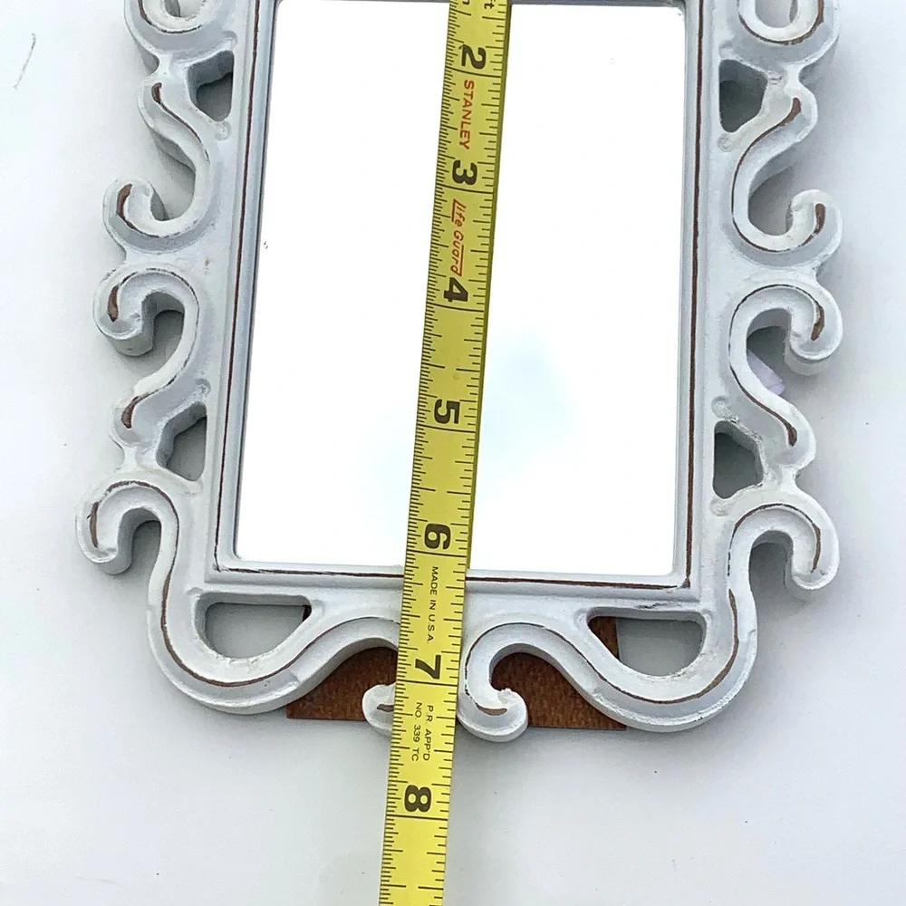 Studio Decor White Ornate Wall Mirror